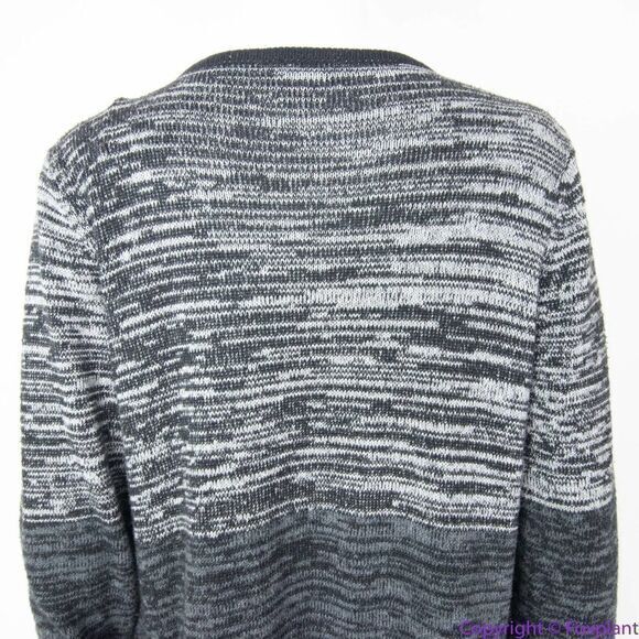 IZ Byer black grey open front‎ long cardigan sweater, L - Picture 5 of 11